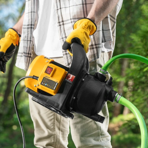 Садовый поверхностный насос GPL600, 600 Вт, 3000 л/ч, подъем 35 м, пластик Denzel купить в Москве с доставкой по всей России | ProtosMarket.ru