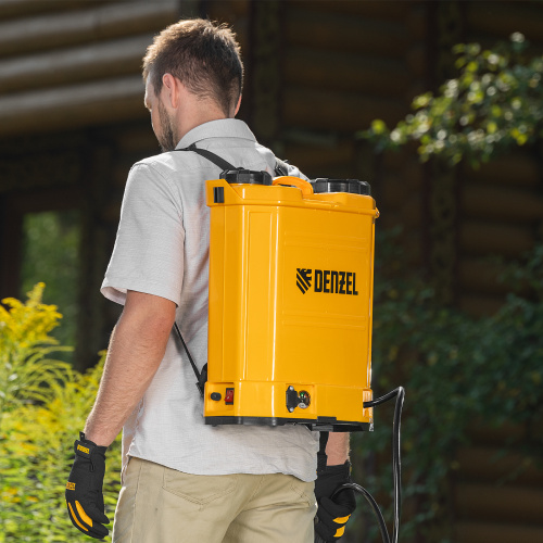 Опрыскиватель ранцевый аккумуляторный D-16LA, 16 л, 12 В, 8 Ач Denzel по ценам производителя в Казани с доставкой по всей России