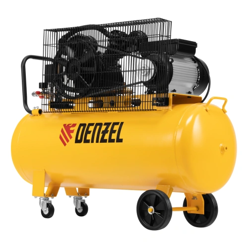Компрессор воздушный BCV2200/100, ременный привод, 2.2 кВт, 100 литров, 370 л/мин Denzel по ценам производителя в Казани с доставкой по всей России