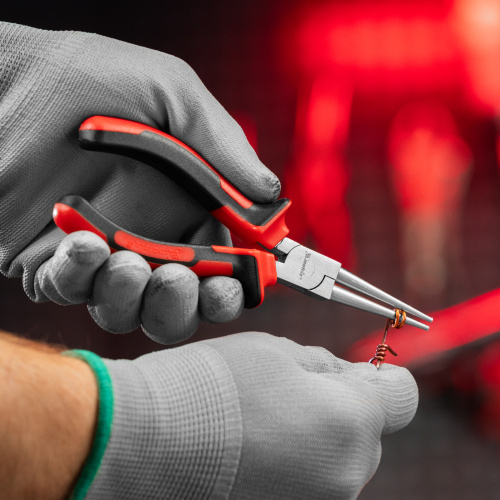 Круглогубцы Nickel, 160 мм, никелированные, двухкомпонентные рукоятки Matrix купить в Москве с доставкой по всей России | ProtosMarket.ru