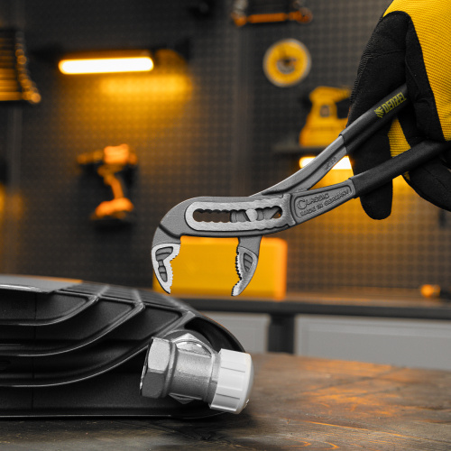 Клещи переставные, обливные рукоятки, 240 мм Denzel купить в Москве с доставкой по всей России | ProtosMarket.ru