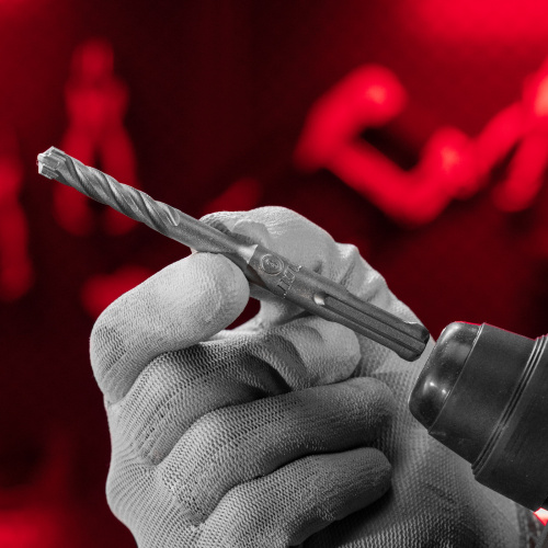 Бур по бетону, 8 x 110 мм, SDS Plus c крестовой пластиной Matrix купить в Москве с доставкой по всей России | ProtosMarket.ru