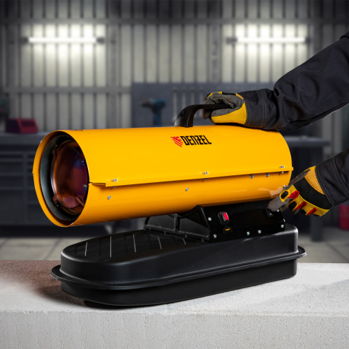 Дизельная тепловая пушка DHG-20, 20 кВт, 500 м3/ч, прямой нагрев Denzel по ценам производителя в Казани с доставкой по всей России