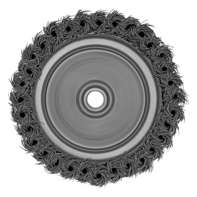 Щетка для УШМ Heavy Duty, 125 мм, М14, "чашка", крученая проволока 0.5 мм Matrix по ценам производителя в Казани с доставкой по всей России