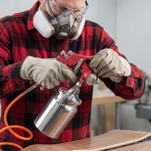 Краскораспылитель HP пневмат. с нижним бачком V= 1 л, сопло диаметром 1.8 мм Matrix купить в Москве с доставкой по всей России | ProtosMarket.ru