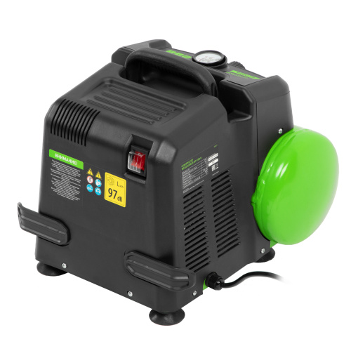 Компрессор воздушный безмаслянный BL 1100/6 1100Вт, ресивер 6 литров, 180 л/мин Сибртех купить в Москве с доставкой по всей России | ProtosMarket.ru