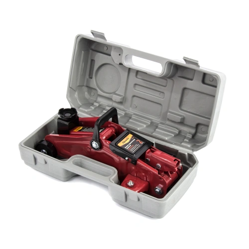 Домкрат гидравлический подкатной, 2 т, h подъема 140-285 мм, в пластиковом кейсе, compact Sparta купить в Москве с доставкой по всей России | ProtosMarket.ru