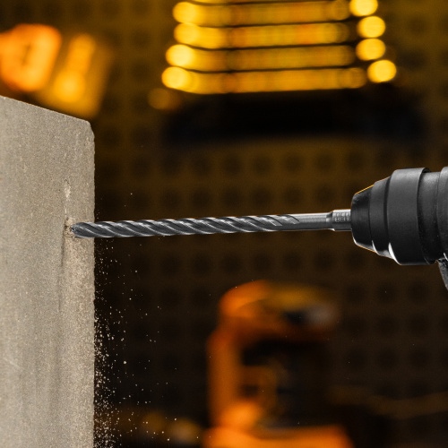 Бур по бетону, цельная крестовая пластина, 10x215 мм, SDS PLUS Denzel по ценам производителя в Казани с доставкой по всей России