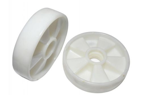 Колесо нейлоновое 200х50 мм без подшипника для тележек гидравлических BF/WB/RHP купить в Москве с доставкой по всей России | ProtosMarket.ru