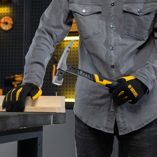 Молоток каменщика 680 г, цельнокованый, двухкомпонентная обрезиненная рукоятка Denzel купить в Москве с доставкой по всей России | ProtosMarket.ru