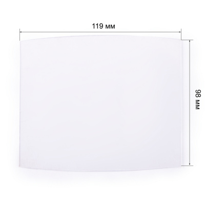 Поликарбонатное стекло внешнее 119х98мм купить в Москве с доставкой по всей России | ProtosMarket.ru