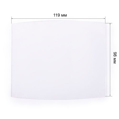 Поликарбонатное стекло внешнее 119х98мм купить в Москве с доставкой по всей России | ProtosMarket.ru