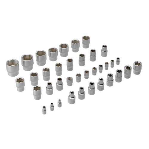 Набор инструментов, 1/2", 1/4", CrV, S2, пластиковый кейс, 122 предмета Denzel по ценам производителя в Казани с доставкой по всей России