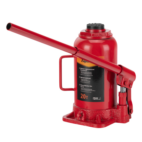 Домкрат гидравлический бутылочный, 20 т, h подъема 250-470 мм Sparta купить в Москве с доставкой по всей России | ProtosMarket.ru
