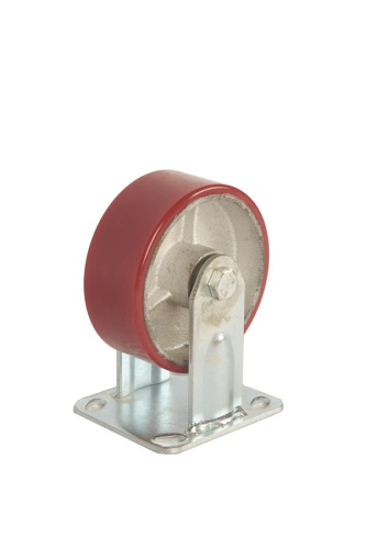 Колесо большегрузное неповоротное FCp 54 125 мм полиуретановое (N) купить в Москве с доставкой по всей России | ProtosMarket.ru