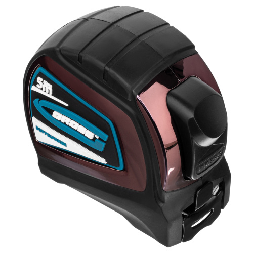 Рулетка "Doppelhaken",5 м x 25 мм,двухсторонний зацеп,Нейлон,двусторонняя шкала,автоматическая фиксация Gross по ценам производителя в Казани с доставкой по всей России