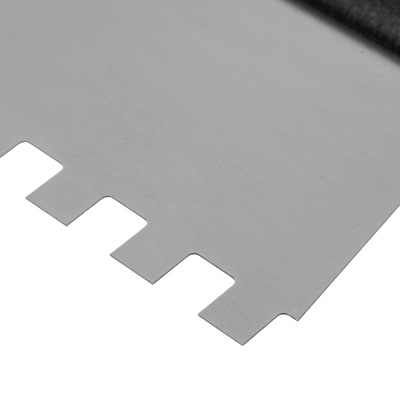 Шпатель из нержавеющей стали, 450 мм, зуб 8 х 8 мм, пластмассовая ручка Сибртех купить в Москве с доставкой по всей России | ProtosMarket.ru