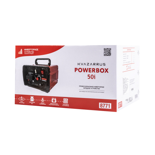 Инверторное зарядное устройство KVAZARRUS PowerBox 50i, цветная коробка по ценам производителя в Казани с доставкой по всей России