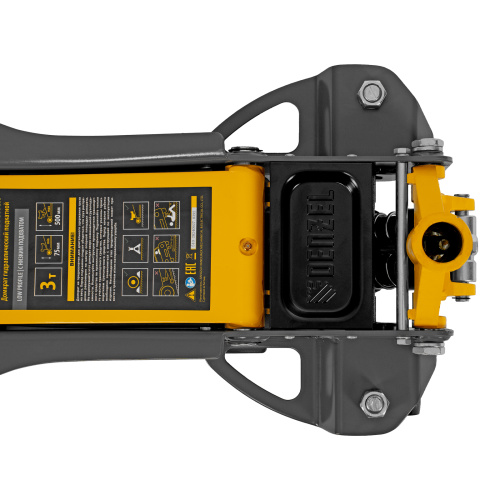 Домкрат гидравлический подкатной, 3 т, 75-500 мм, быстрый подъем, низкий подхват, проф. Denzel по ценам производителя в Казани с доставкой по всей России