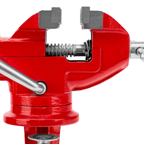 Тиски слесарные, 80 мм, настольные, поворотные, c наковальней MTX по ценам производителя в Казани с доставкой по всей России