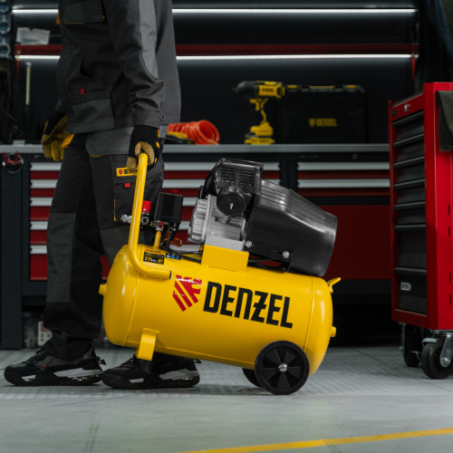 Компрессор воздушный прям. привод DCV1800/50, 1,8 кВт, 50 литров, 320 л/мин Denzel купить в Москве с доставкой по всей России | ProtosMarket.ru