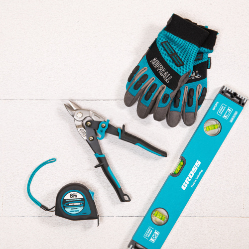 Ножницы по металлу "Piranha", 230 мм, прямой усиленный рез (Bulldog) сталь СrMo, двухкомпонентная рукоятка-ки Gross купить в Москве с доставкой по всей России | ProtosMarket.ru