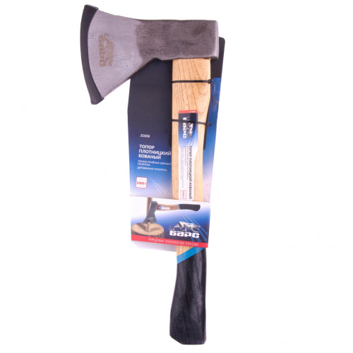 Топор плотницкий, кованый, деревянная рукоятка, 1000 г, пескоструйное покрытие полотна Барс купить в Москве с доставкой по всей России | ProtosMarket.ru