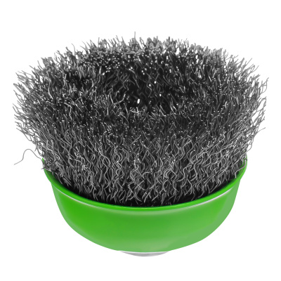 Щетка для УШМ, 65 мм, М14, "чашка", витая проволока 0.3 мм Сибртех по ценам производителя в Казани с доставкой по всей России