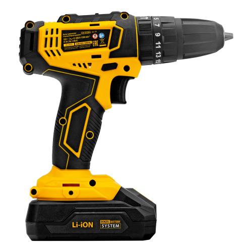 Дрель-шуруповерт аккумуляторная ударная CID-18-02BM, Li-Ion, 18 В, 2 акк. Denzel купить в Москве с доставкой по всей России | ProtosMarket.ru