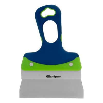 Шпатель фасадный, нержавеющая сталь, 150 мм,  двухкомпонентная ручка Сибртех купить в Москве с доставкой по всей России | ProtosMarket.ru