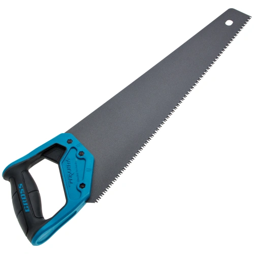 Ножовка по дереву "PIRANHA", 450 мм, 7 TPI, 3D-зуб, тефлоновое покрытие полотна, двухкомпонентная рукоятка Gross купить в Москве с доставкой по всей России | ProtosMarket.ru