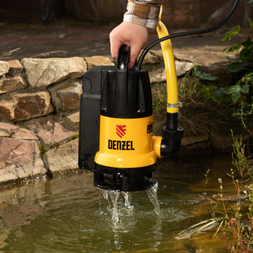 Дренажный насос DP800A, 800 Вт, подъем 5 м, 13000 л/ч Denzel купить в Москве с доставкой по всей России | ProtosMarket.ru