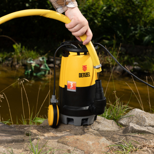 Дренажный насос для чистой и грязной воды DP900S, 900 Вт, напор 9 м, 18000 л/ч Denzel купить в Москве с доставкой по всей России | ProtosMarket.ru
