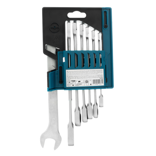 Набор ключей комбинированных трещоточных, количество зубьев 100, СRV, 7 шт, 8-19 мм Gross купить в Москве с доставкой по всей России | ProtosMarket.ru