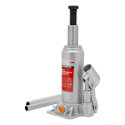 Домкрат гидравлический бутылочный, 4 т, h подъема 194-372 мм, в пластиковом кейсе Matrix купить в Москве с доставкой по всей России | ProtosMarket.ru