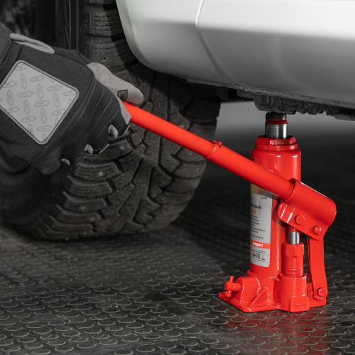 Домкрат гидравлический бутылочный, 4 т, h подъема 180–320 мм Sparta Compact купить в Москве с доставкой по всей России | ProtosMarket.ru