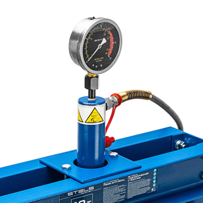 Пресс гидравлический с манометром и педалью, 12 т (комплект из 2 частей) Stels купить в Москве с доставкой по всей России | ProtosMarket.ru
