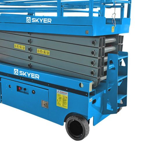 Самоходный ножничный подъемник с выдвижной платформой SKYER PL1435 купить в Москве с доставкой по всей России | ProtosMarket.ru