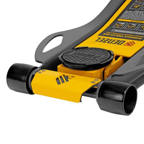 Домкрат гидравлический подкатной, 3 т, 75-500 мм, быстрый подъем, низкий подхват, проф. Denzel по ценам производителя в Казани с доставкой по всей России