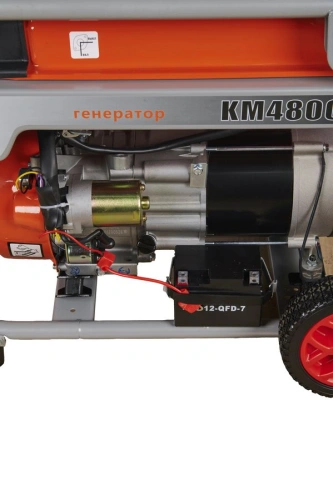 Генератор бензиновый 3,3 кВт 220В 16 л с электростартером и колесами TOR KM4800H по ценам производителя в Казани с доставкой по всей России