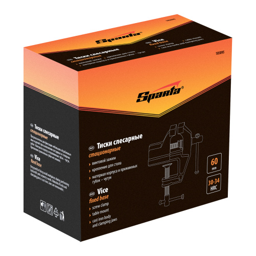 Тиски, 60 мм, крепление для стола Sparta купить в Москве с доставкой по всей России | ProtosMarket.ru