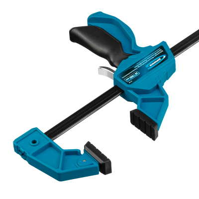 Струбцина реечная, быстрозажимная, пистолетного типа, пошаговый механизм, пластиковый корпус, 900 мм Gross купить в Москве с доставкой по всей России | ProtosMarket.ru