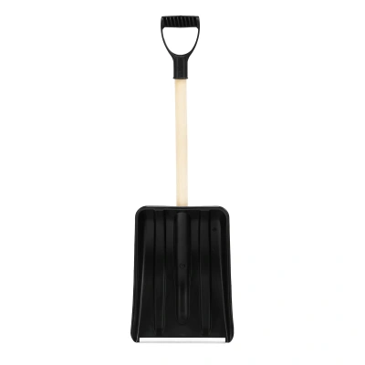 Лопата для уборки снега полипропиленовая, 275х365х870 мм, деревянный черенок, Sparta купить в Москве с доставкой по всей России | ProtosMarket.ru