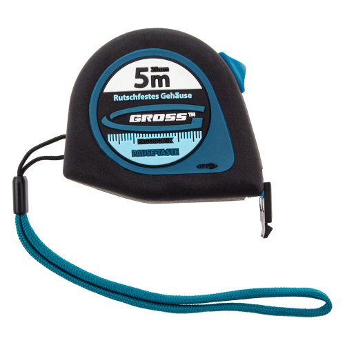 Рулетка "Ergonomisch",5 м x 25 мм,магнитный обрезиненный зацеп Gross по ценам производителя в Казани с доставкой по всей России