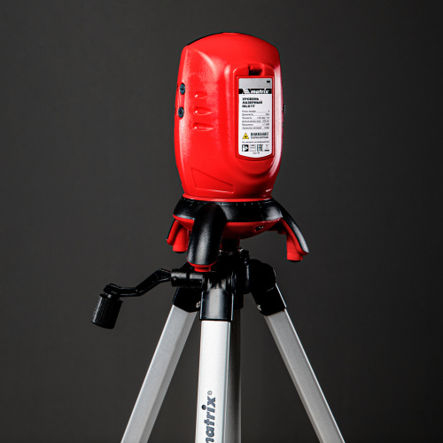 Лазерный уровень ML01T, дальность 10 м, точность ± 0,5 мм, / 1 м, длина волны 650 нм, проекция 1 вертикальная 1 горизонтальная плоскость, резьба под штатив 5/8", штатив в комплекте Matrix купить в Москве с доставкой по всей России | ProtosMarket.ru