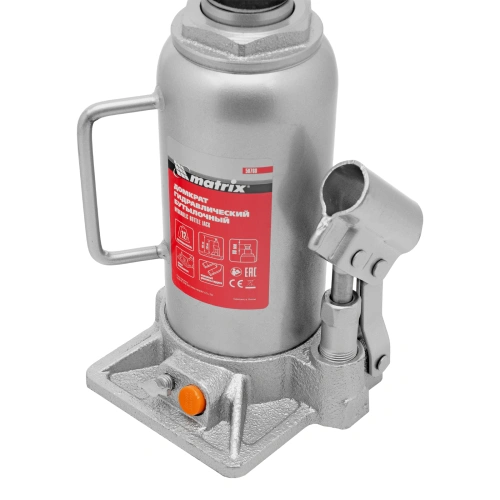 Домкрат гидравлический бутылочный, 12 т, h подъема 230-465 мм Matrix по ценам производителя в Казани с доставкой по всей России