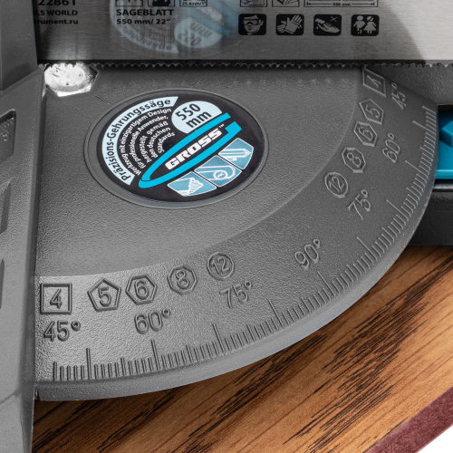 Стусло прецизионное, пила 550 мм, две прижимные струбцины Gross купить в Москве с доставкой по всей России | ProtosMarket.ru