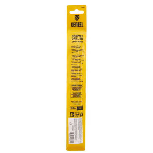 Бур по бетону, двойная спираль, три пылеотводящие кромки, 12 x 210 мм DENZEL по ценам производителя в Казани с доставкой по всей России