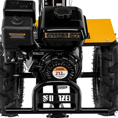 Мотоблок DPT-370X, 7 л.с, дисковое сцепление, ширина 90 см, глубина 35 см, фрез 3 х 4, ВОМ, передачи 3В/1Н Denzel по ценам производителя в Казани с доставкой по всей России