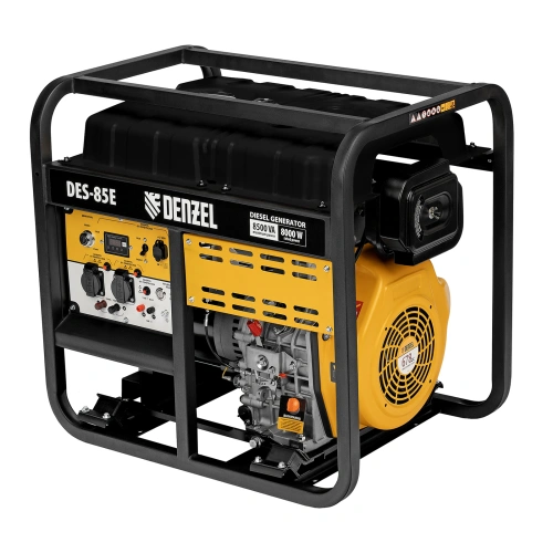 Генератор дизельный DES-85E, 8,5 кВт, 230 В, 16 л, электростартер Denzel купить в Москве с доставкой по всей России | ProtosMarket.ru